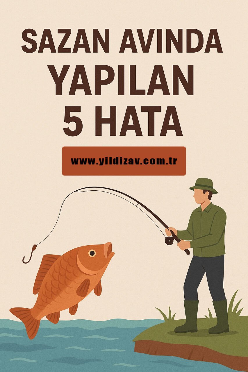 Sazan Avında Yapılan 5 Büyük Hata