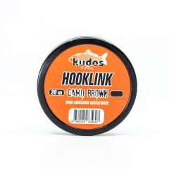 Kudos Hooklink Camo Brown 20m 35 Lb.