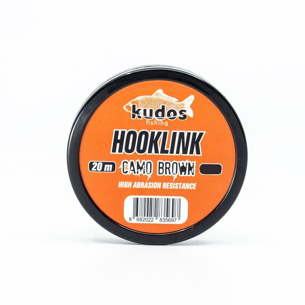 Kudos Hooklink Camo Brown 20m 25 Lb.