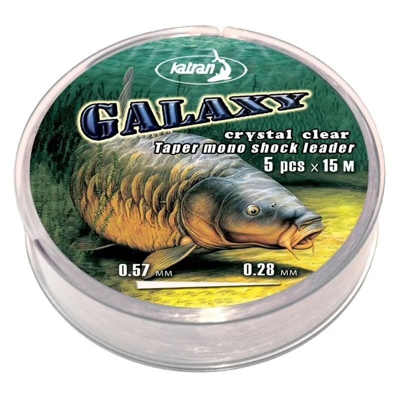 KATRAN Galaxy Taper Mono 0,33-0,57mm 5pcs x 15mt