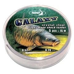 KATRAN Galaxy Taper Mono 0,33-0,57mm 5pcs x 15mt