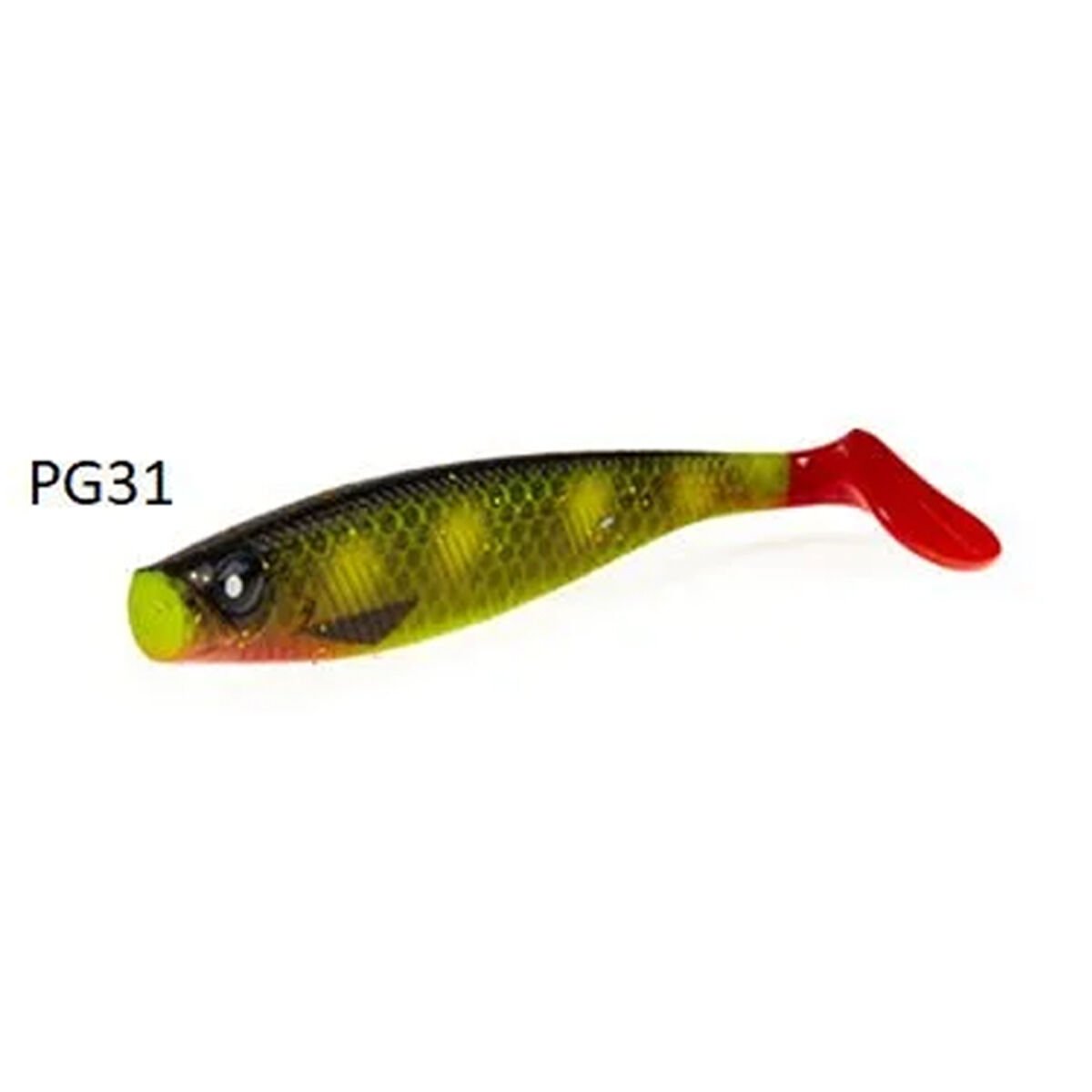 Lucky John RED TAIL 3D SHAD 3,5''- PG31, 8.9 CM, 1P