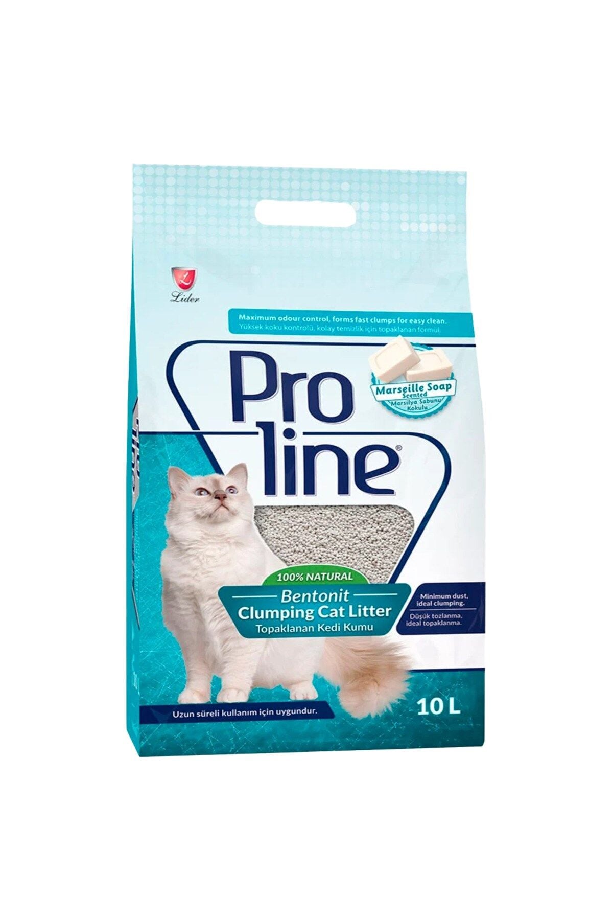 Proline Bentonit Marsilya Sabunu Kokulu Kedi Kumu 10 Lt