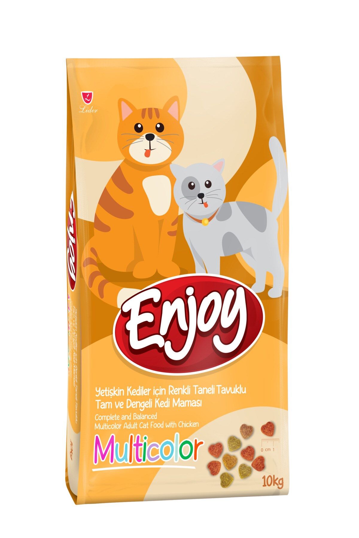 Enjoy Multicolor Yetişkin Kedi Maması 10 KG