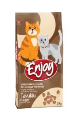 Enjoy Tavuklu Yetişkin Kedi Maması 10 KG