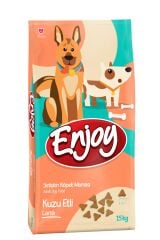 Enjoy Kuzu Etli Yetişkin Köpek Maması 15 kg