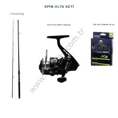 BAŞLANGIÇ SİYAH SPİN OLTA SETİ