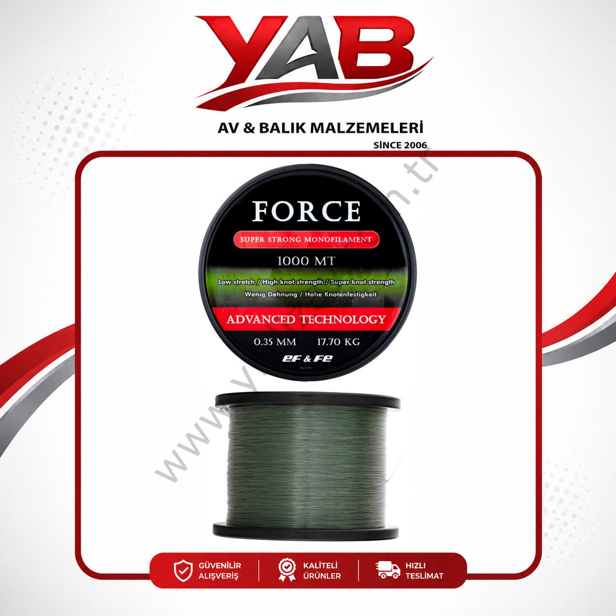 Effe Force Yeşil 1000 Mt. Misina