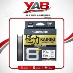 Shimano Line Kairiki 8+ 300m 0.16mm 9.8kg Grey